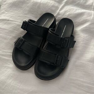Black Princess Polly Sandals